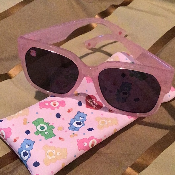 Care Bears Accessories - Care Bears Pink Sunglasses NWOT with case